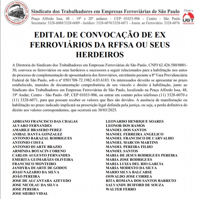 Edital de Convocao